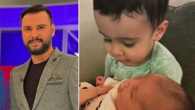 Alişan oğlu Burak’ın kardeşi Eliz’in kulağına dua okuduğu anları paylaştı. Çok tatlılar değil mi?
