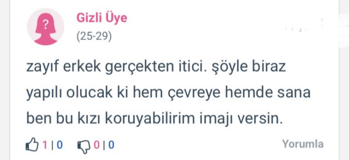 Kızların kendisini güvende hissetmek isteme sorunsalı?