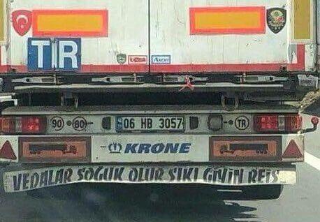 KAMYON ARKASI YAZISI YAZAR MISIN ?😀😀?