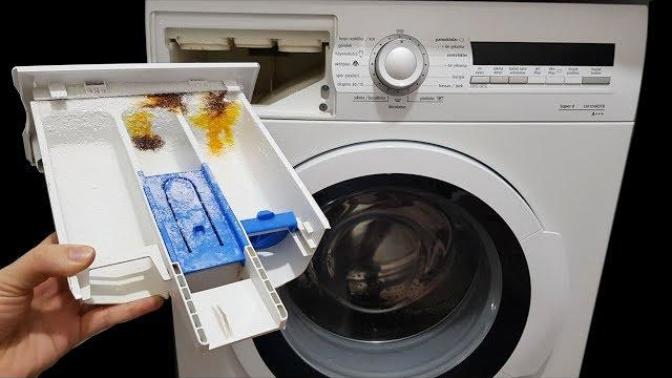 Çamaşır makinesinin deterjan bölümü nasıl temizlenir?