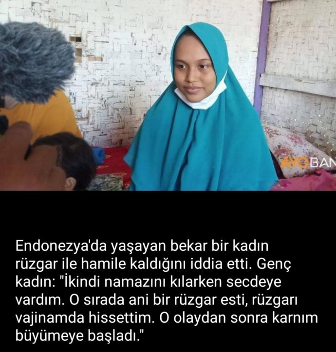 Rüzgardan hamile kalınır mı?