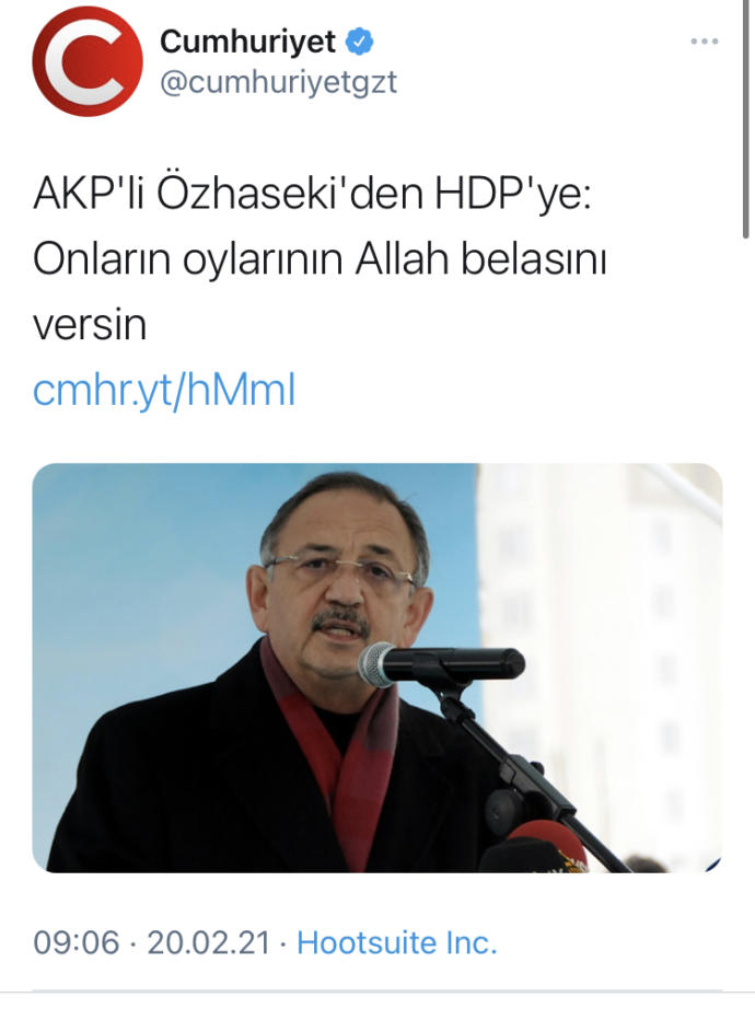 6 milyon seçemene hakaret değil mi?