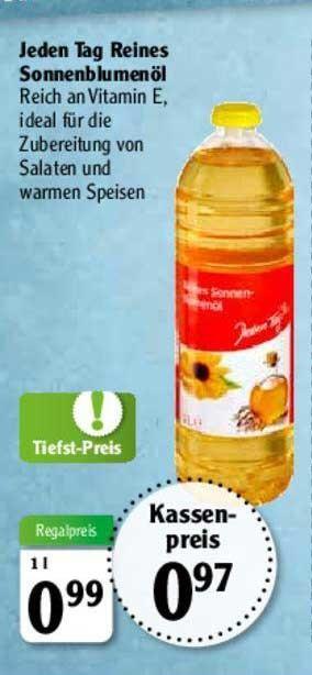 Almanya ayçiçek yağı 97 Cent