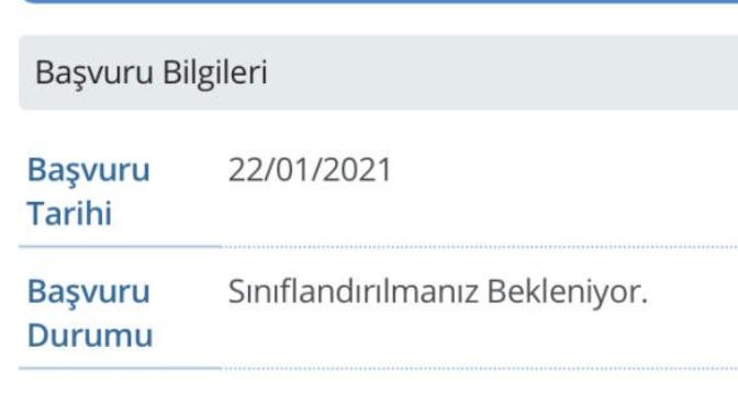 Askere gideceğim e devlette sınıflandırılmanız bekleniyor diyor nedemek kabul oldumu?