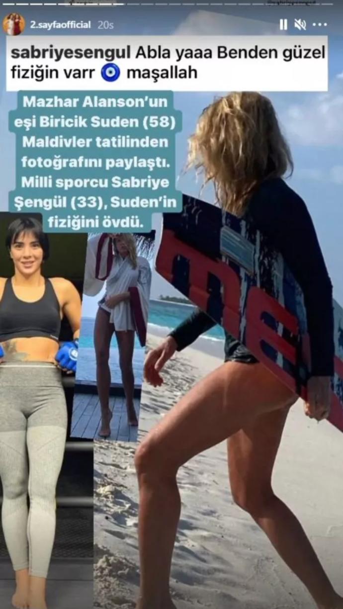 Survivor Sabriye, Biricik Sudenin fiziğine hayran kaldığını söyledi. Sizce hayran kalınacak bir fiziği var mı?