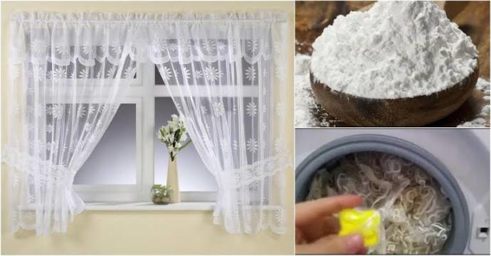 Tül perdeler nasıl beyazlatılır?