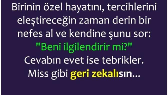 Başkalarının özel hayatını araştırmaktan zevk duyar mısınız?