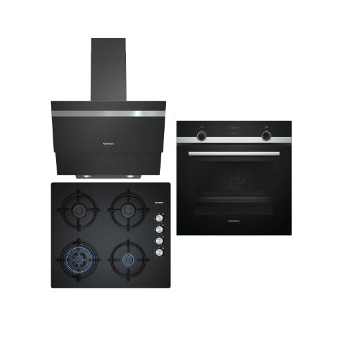 Siemens Siyah Selection Ankastre Set