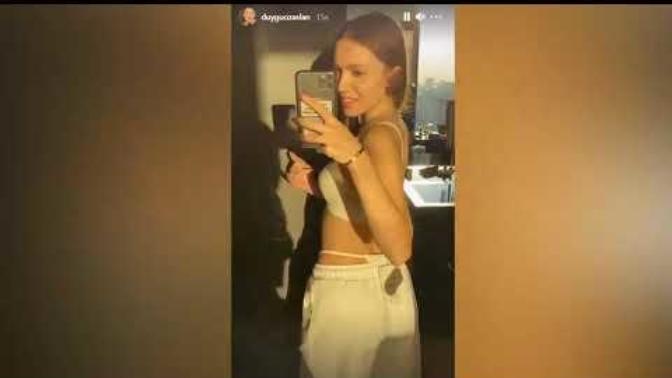 Duygu Özaslan paylaşımı olay oldu: Bu gerçekten bir tanga mı?