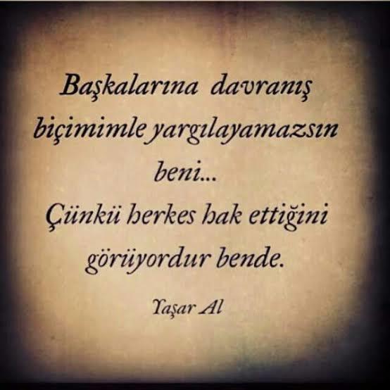 Herkes hak ettiğini bulacak.