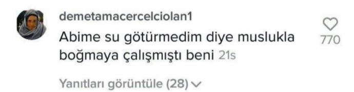 Erkek kardeş ya da abiniz var mı?