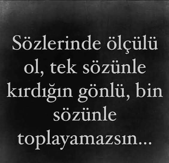 Günün sözünü söyle desem ne dersin? Ve nasıl bir söz bırakırsın?
