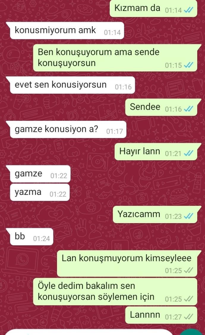 Sonuç bu ne yazsam yazmıyor cidden konuşmuyorum kimseyleee 🙄😔