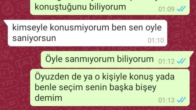 Sevgilimin başkasıyla konuştuğunu düşünüyorum biraz saçmaladım mi sizcede?