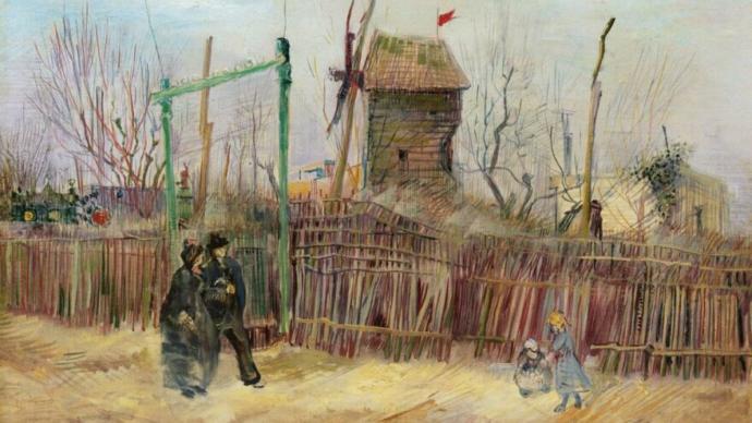 Van Gogh - Scène de rue à Montmartre
