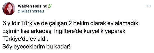 İki doktor maaşıyla Türkiye’de ev alamadıklarını söyleyen Twitter kullanıcısı tartışma yarattı. Bu size inandırıcı geliyor mu?