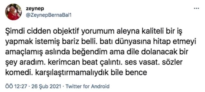 Kerimcan Durmazın Peşimde şarkısının çalıntı iddiası hakkında düşünceleriniz neler?