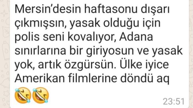 Simdi ben çıkma yasağı olan ilde dışarı çıksam polis peşime düşse yan ile kaçsam ne olacak?