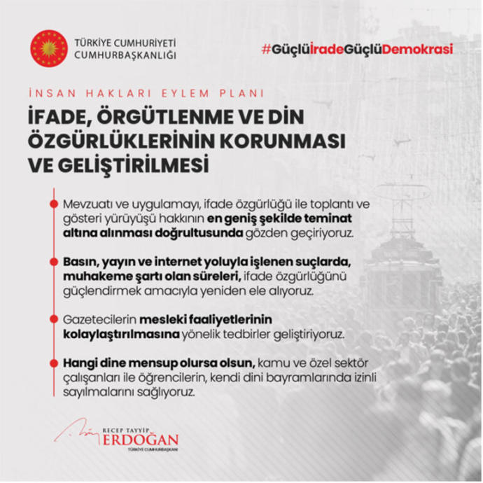 Herkes kendi dini bayramlarında izinli olacak! Açıklanan İnsan Hakları Eylem Planı hakkında ne düşünüyorsunuz?