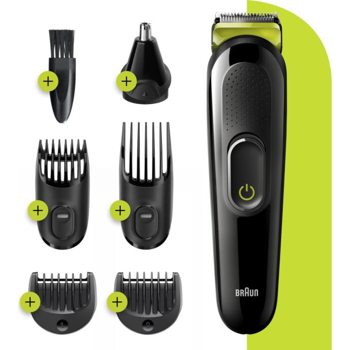 Braun MGK-3221 Erkek Bakım Kiti Islak & Kuru 6in1 Şekillendirici