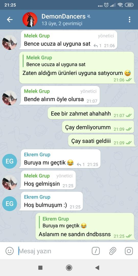 Telegram gruplarına katılıyor musunuz?