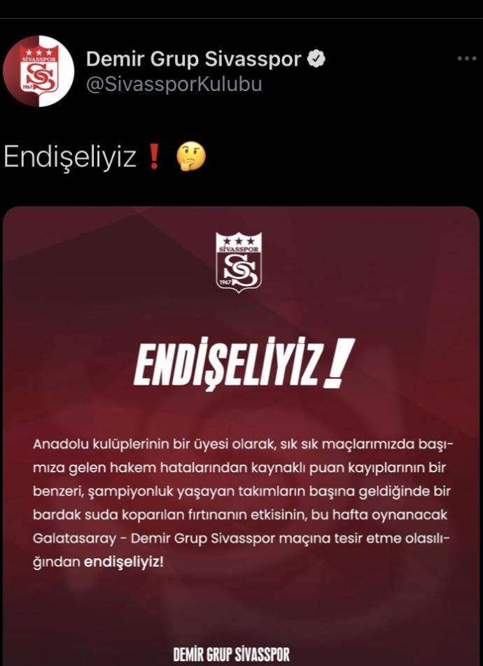 Anadolu takımları , niçin Galatasaray maç öncesi açıklamalar yapar?