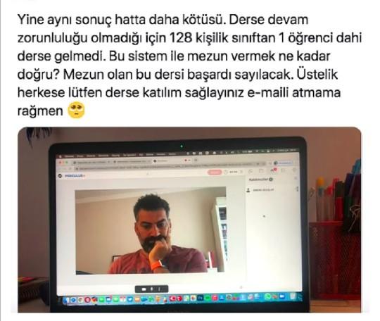 Online dersine hiçbir öğrencisi katılmayan akademisyen hakkında ne düşünüyorsun?