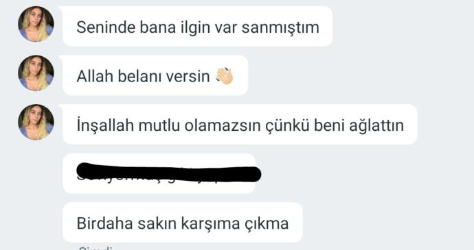 Hiç karşı cinsten beddua yediniz mi?