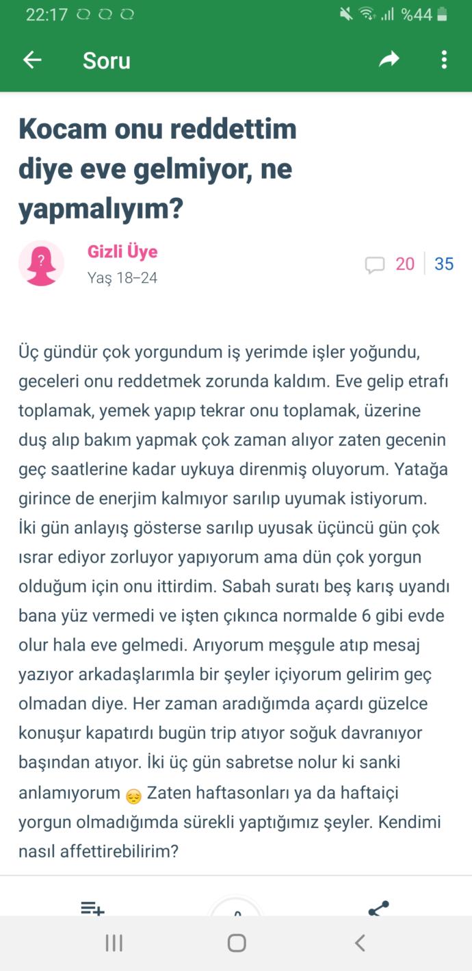 Beyler siz olsaydınız bu kadını annesinin evine gönderirmydinz?