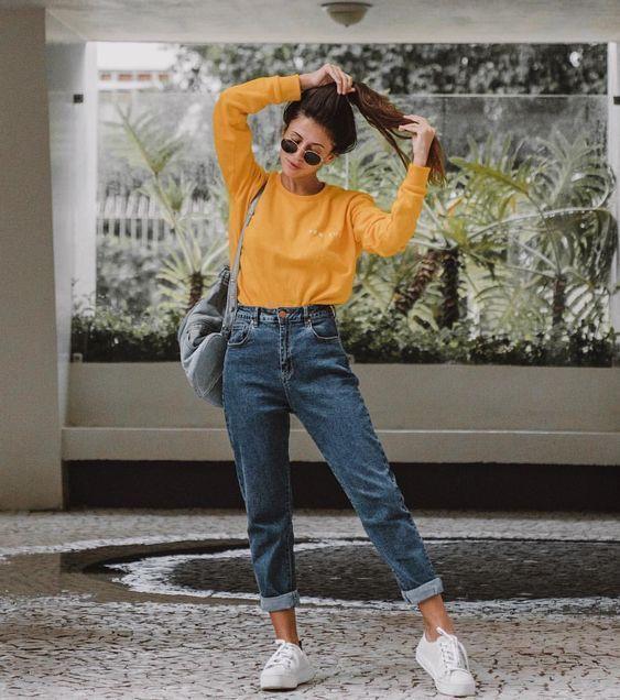 Kısa boylu kızlara mom jean?
