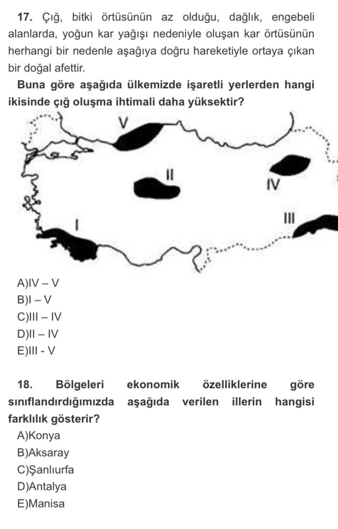Bu iki sorunun cevabı nedir bilen var mı bilemediğim bir kaç soru daha var yardımcı olabilecek var mı?
