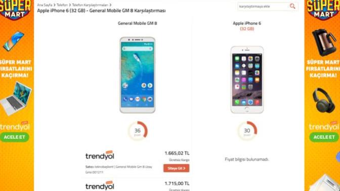 İphone 6 mı yoksa general mobil gm 8 mi daha iyi sizce hangisi daha iyi arkadaşlar?