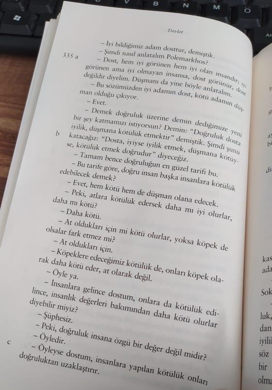 Platonun devlet kitabını okuyanlar bu kısmı açıklayabilir mi?