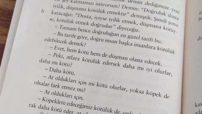 Platonun devlet kitabını okuyanlar bu kısmı açıklayabilir mi?
