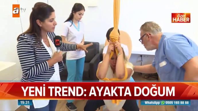 Ayakta doğum yöntemi anne adaylarının yeni tercihi. Ayakta doğum yapar mısınız ya da düşünür müsünüz?