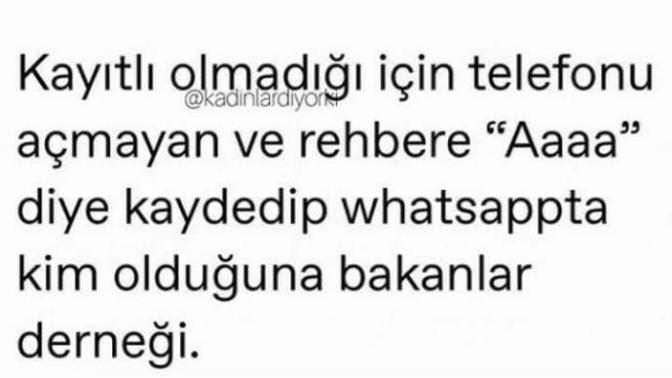 Bunu bir tek yapan ben olamam dimi?