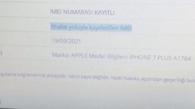 İkinci el telefon aldım bu ne demek oluyor?