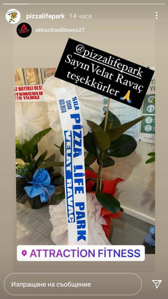 Çiçeği gönderen beyefendi bunu iltifat amacıyla yapmış olabilir mı bu spor salonun sahibi bayan sonuçta?