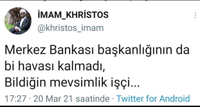 Son 20 ay içinde 3 kez Merkez Bankası Başkanı görevden alındı, Ekonomi Bakanı istifa etti bu konu hakkında ne düşünüyorsunuz?