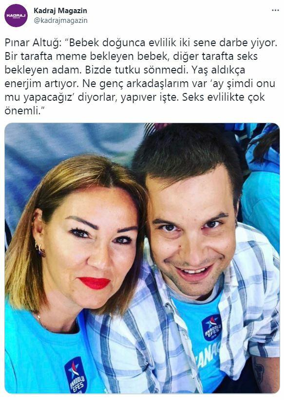Pınar Altuğun evlilikte seks açıklaması hakkında ne düşünüyorsunuz?