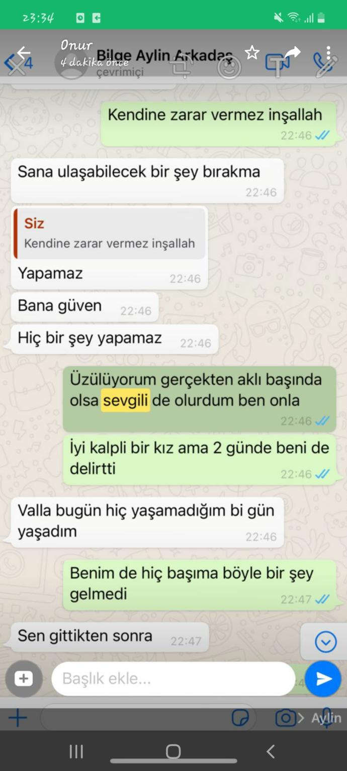 Sizce sevdiğim kişiyi mi ayartmış? Fotoğraflı?