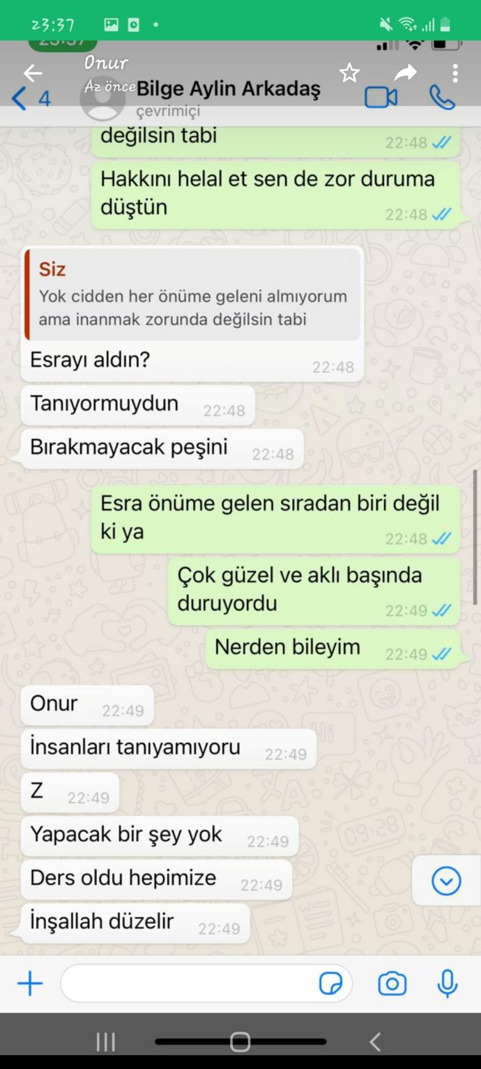 Sizce sevdiğim kişiyi mi ayartmış? Fotoğraflı?