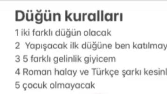 Nasıl bir düğün hayal ediyorsun :) ?
