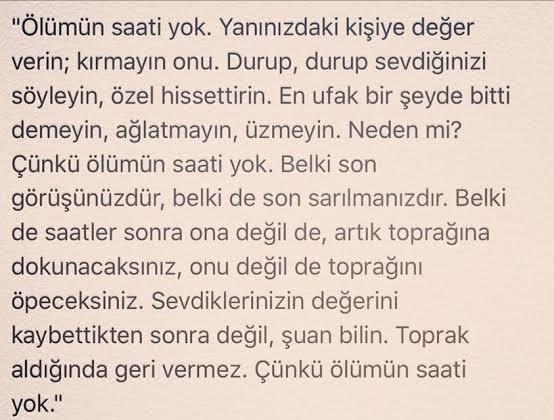 Kırdığın, üzdüğün birinin ölüm haberini aldığında ne hissedersin?