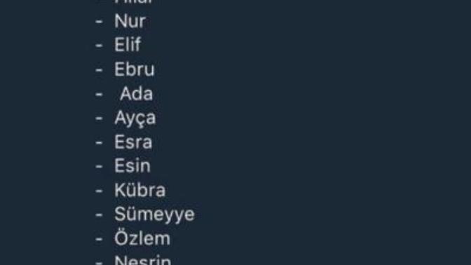 Uzak durulması gereken isimler sizce doğru mu?