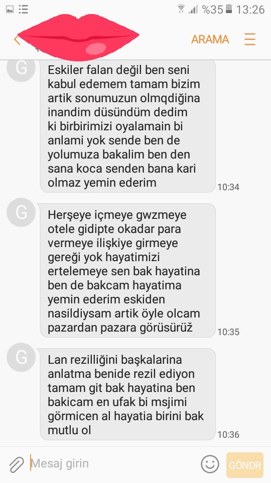 Eski esimle son konuşmalarımız hakkında ne dusunuyosunuz onun söyledikleriyle ilgili?