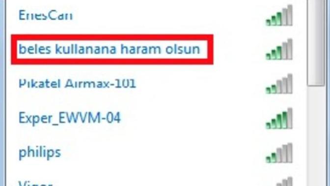 Hayatınızda duyduğunuz en komik Wi-Fi ismi nedir?