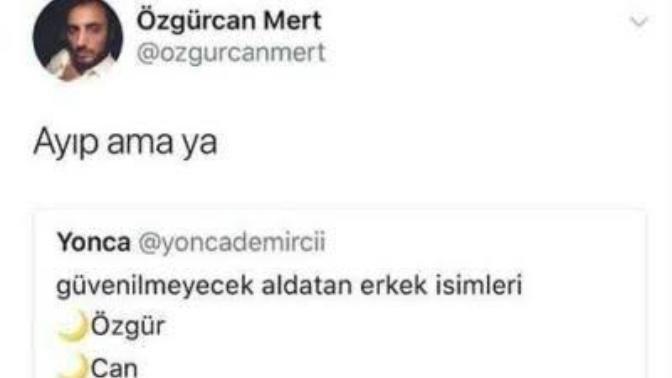 İlişkilerde güvenilmez erkek isimleri nelerdir?