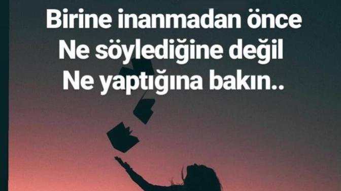 Bir insanın söylediği mi yoksa yaptığı mı önemlidir?