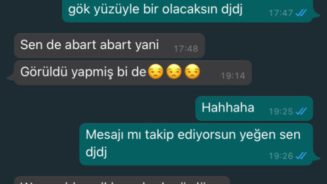 Mesajlarınıza görüldü yedeğinizde hesap sorar mısınız?